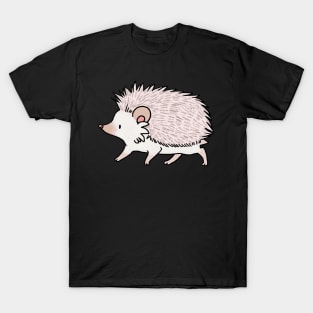 Hedgehog on the Go - Leucistic Color T-Shirt